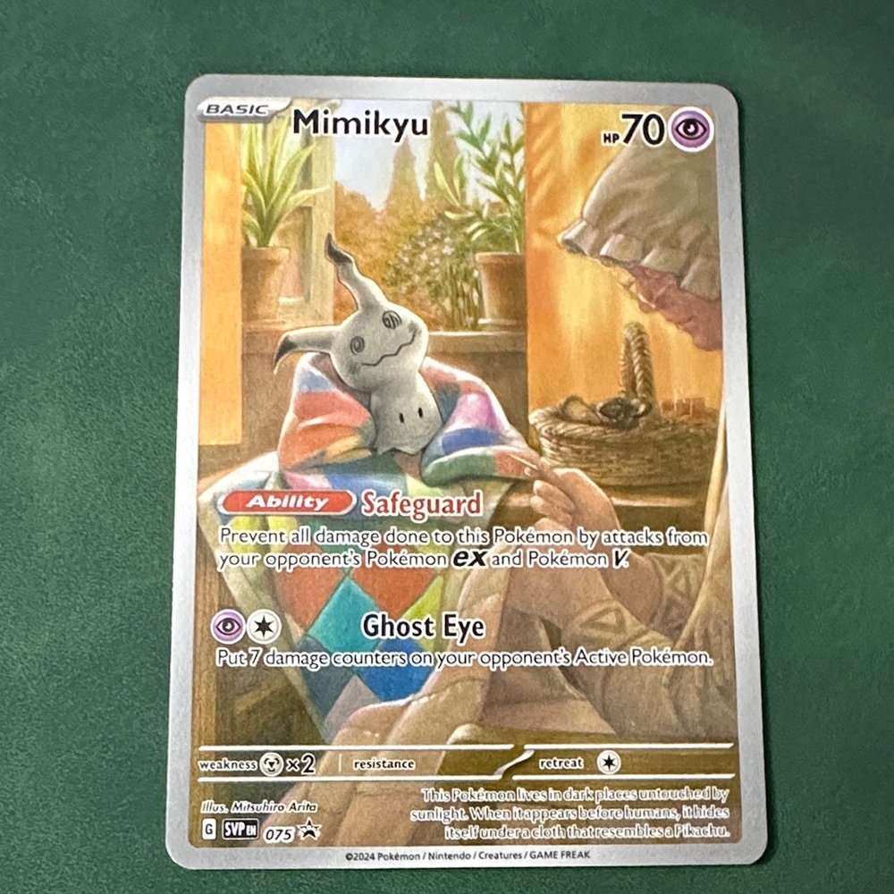 Mimikyu Card with Colorful Design